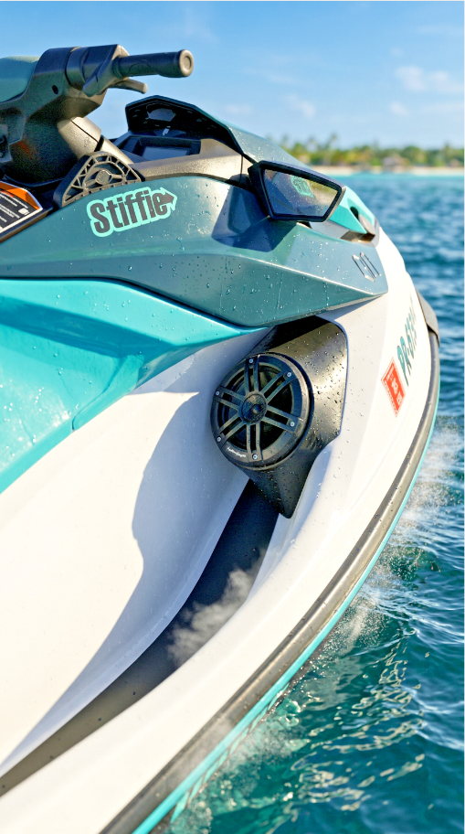 Sea doo GTI RXP 2021-2026 Speaker Enclosures / pods Audio Systems 6.5"