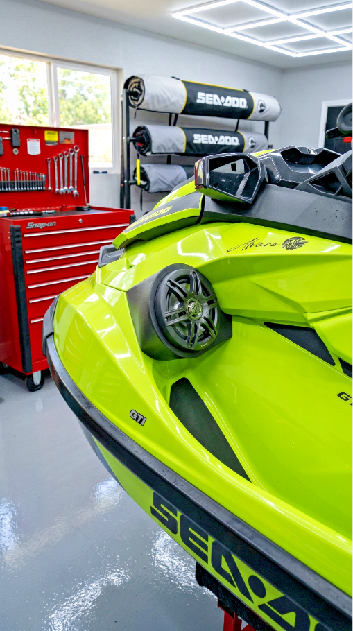 Sea Doo GTI 2012-2019 Speaker Enclosures / pods Audio Systems 6.5"