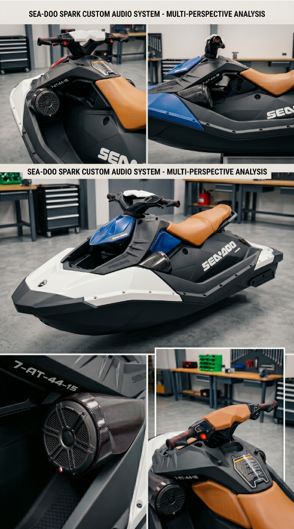 Sea Doo SPARK Speaker Enclosures / pods Audio Systems 6.5"
